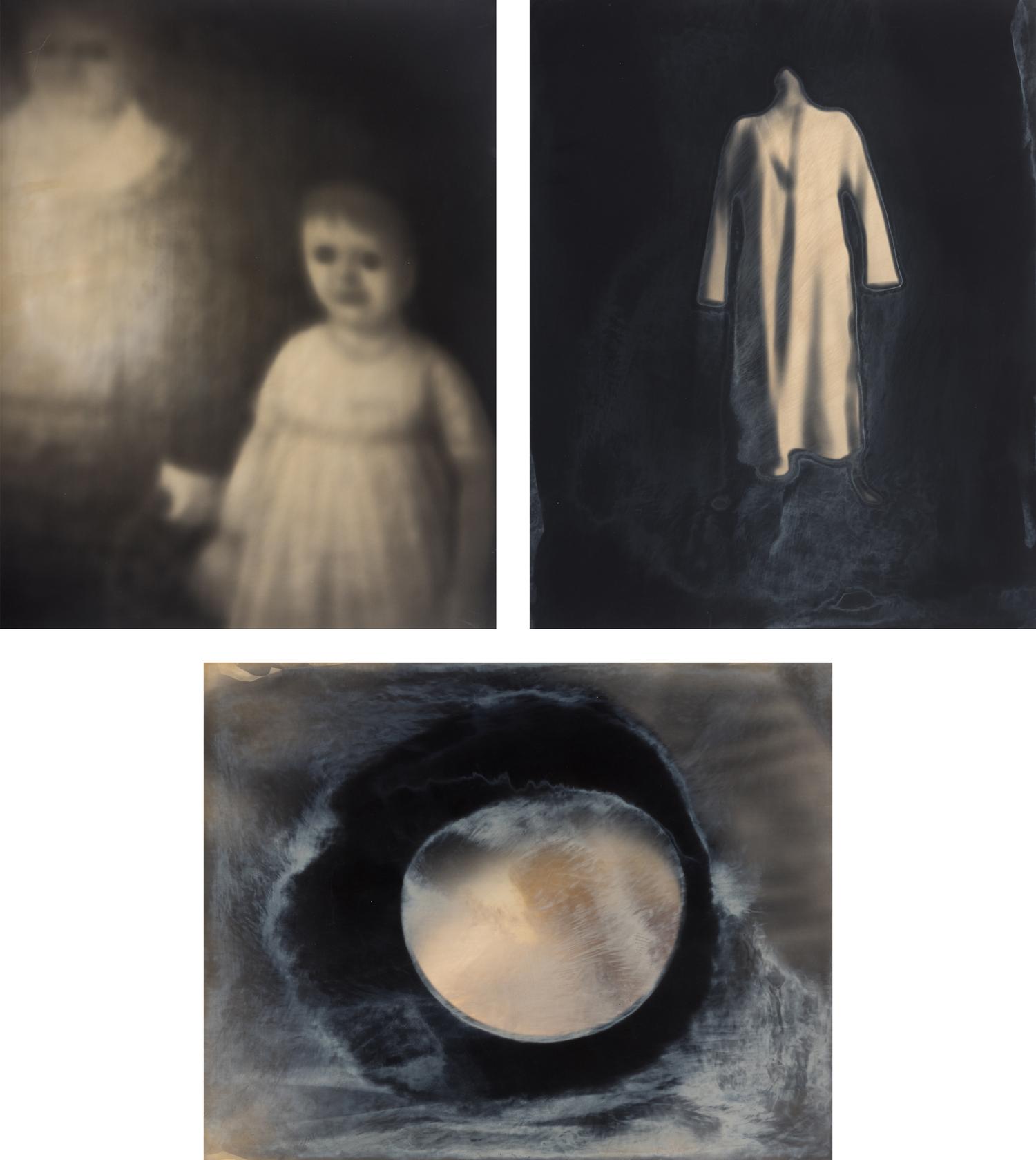Girl with Companion from Series 7 (Folk Art), 0, and Robe (three works)