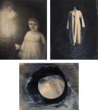 Girl with Companion from Series 7 (Folk Art), 0, and Robe (three works)