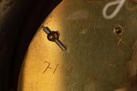 A French Gilt Bronze and Blue Jasperware Mounted Mantel Clock