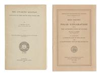 [TRAVEL & EXPLORATION - POLAR REPORTS]. A group of 12 reports by the U.S. Government, Smithsonian, New York Society, and American Geographical Society, including: