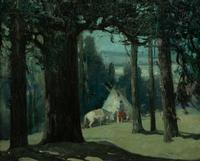 Moonlight, Hondo Canyon , circa 1930
