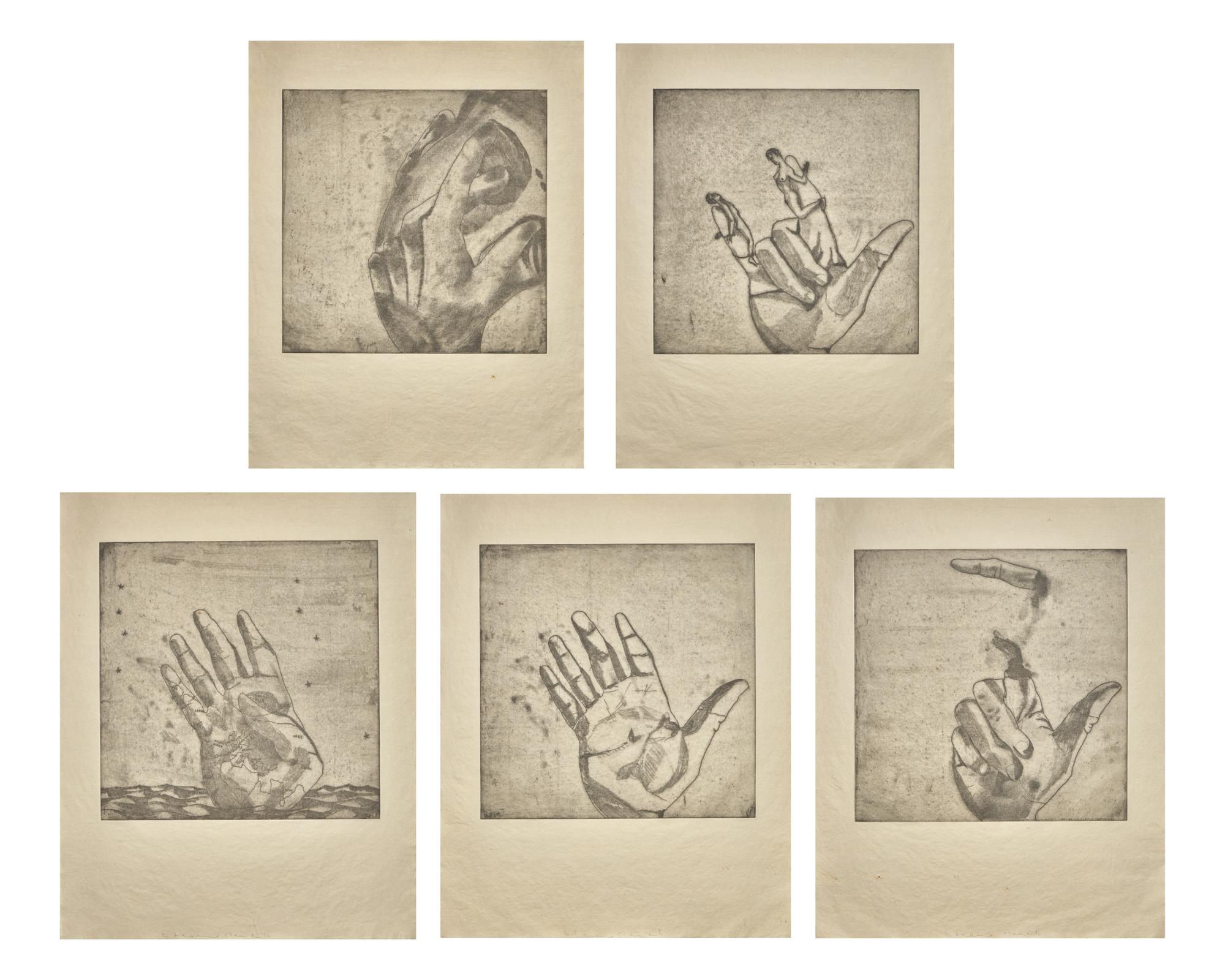 Untitled (Portfolio of Five Etchings), 1987