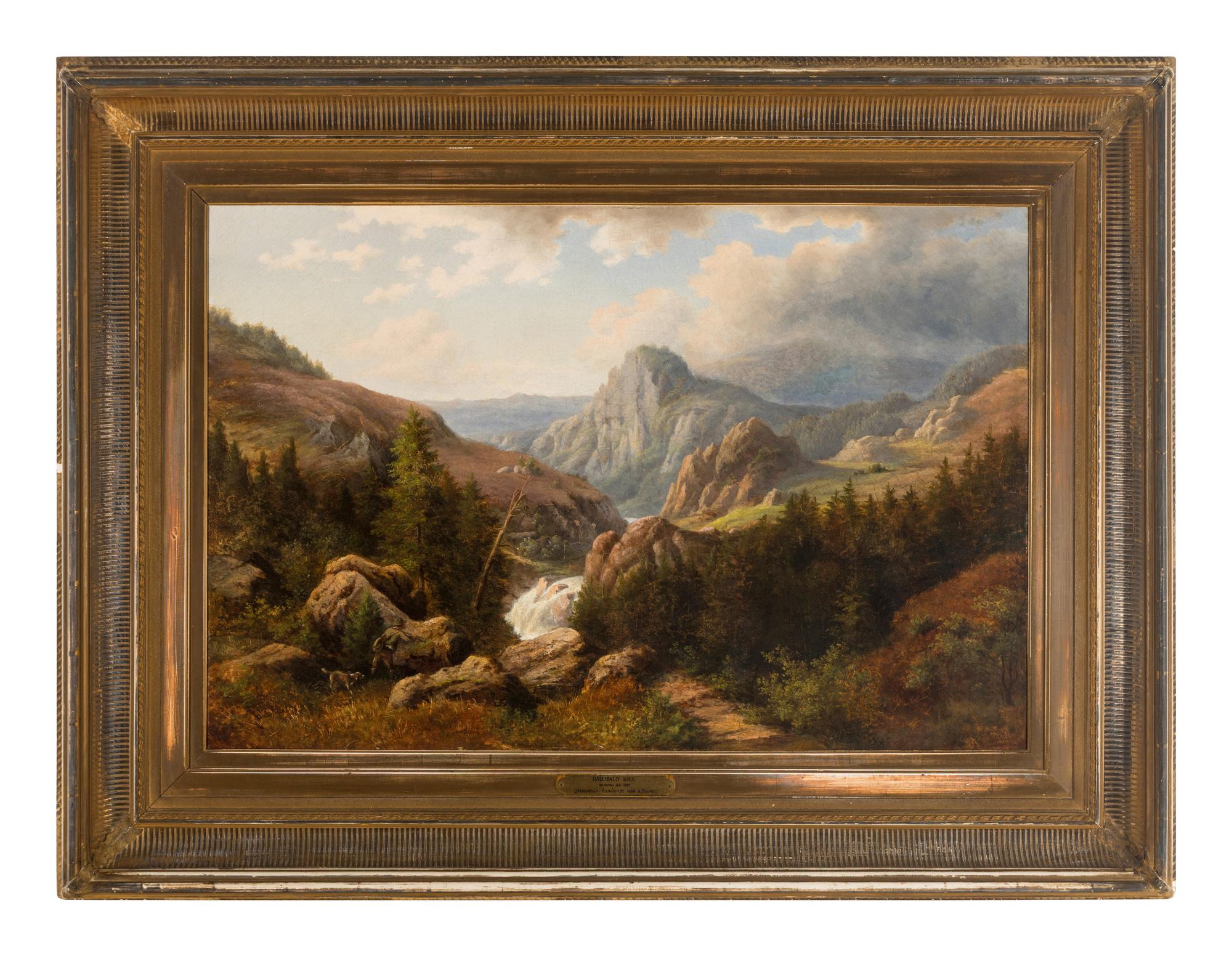 Mountain Landscape with a Hunter