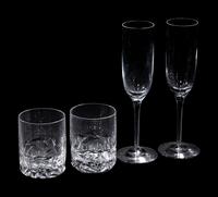 A Group of Tiffany and Co. Glass Barware