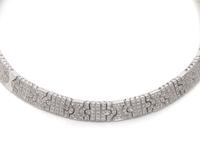 BULGARI, WHITE GOLD AND DIAMOND 'PARENTESI' COLLAR NECKLACE