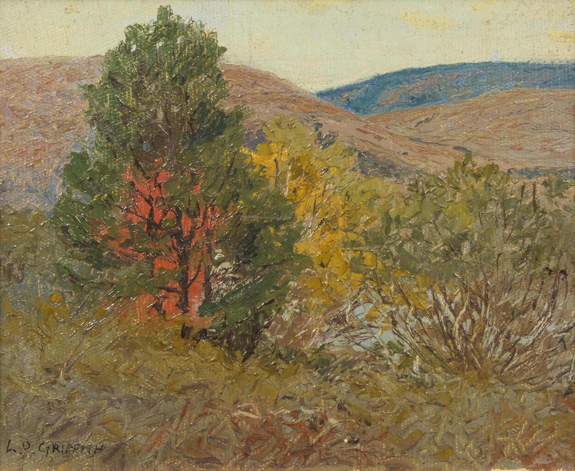 Louis Oscar Griffith, (American, 1875 - 1956), Brown County, Indiana Landscapes (a group of three works)