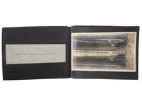 [EARLY PHOTOGRAPHY - OCCUPATIONAL]. American Timber Holding Co. photograph album featuring images from the Pacific Northwest, including: