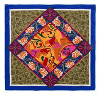 Four Designer Scarves; Including One Hermès, 1990-2010s