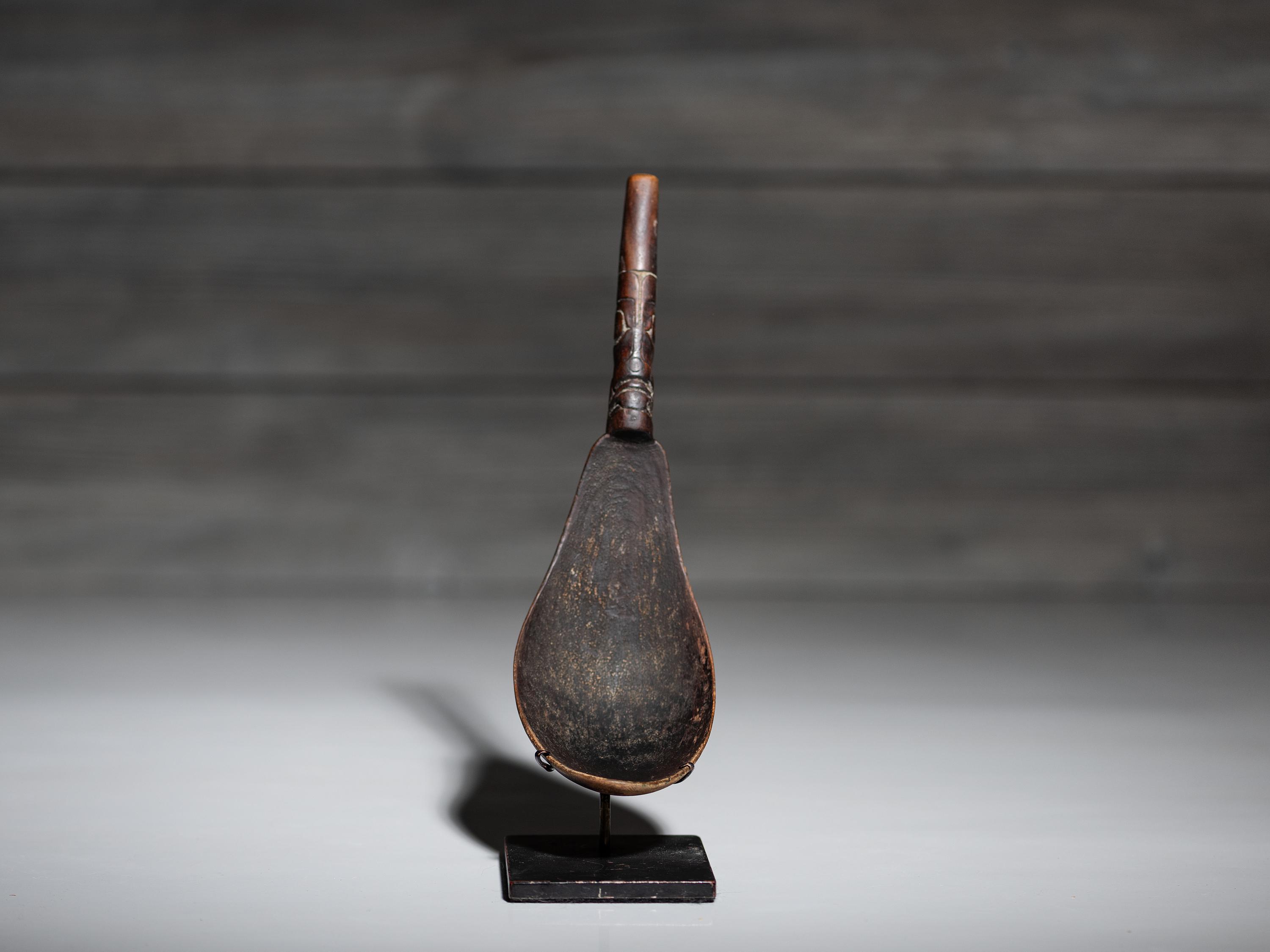 Northwest Coast Carved Wooden Spoon