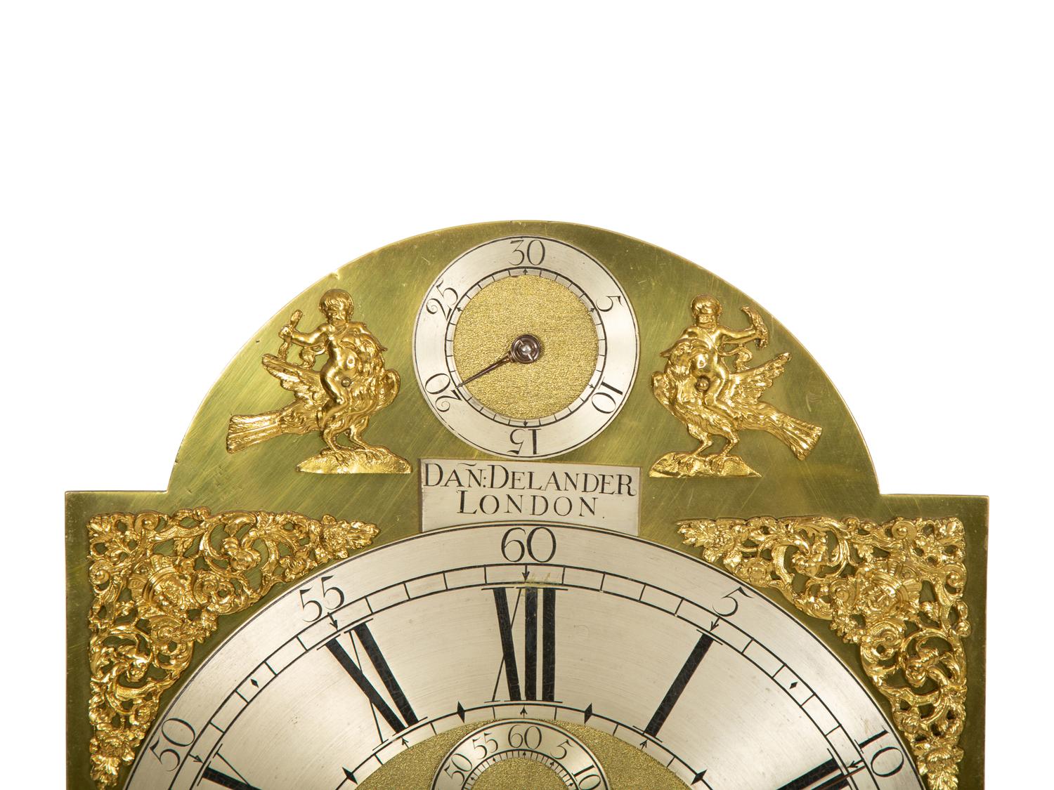 A George I Green Japanned Longcase Clock