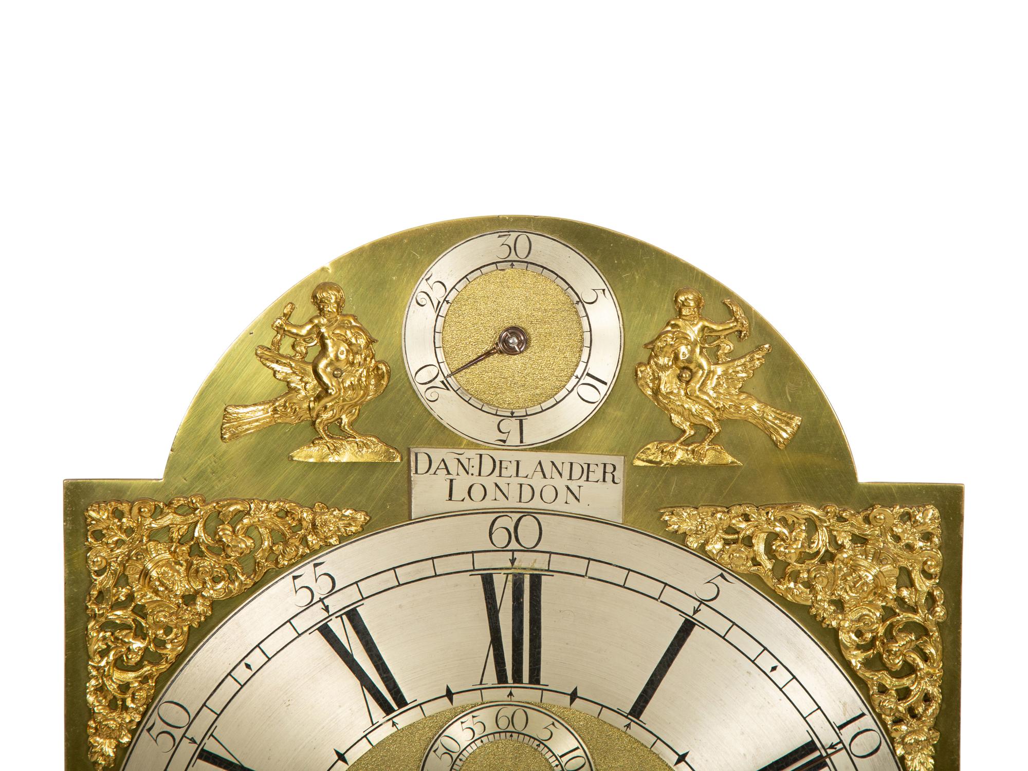 A George I Green Japanned Longcase Clock