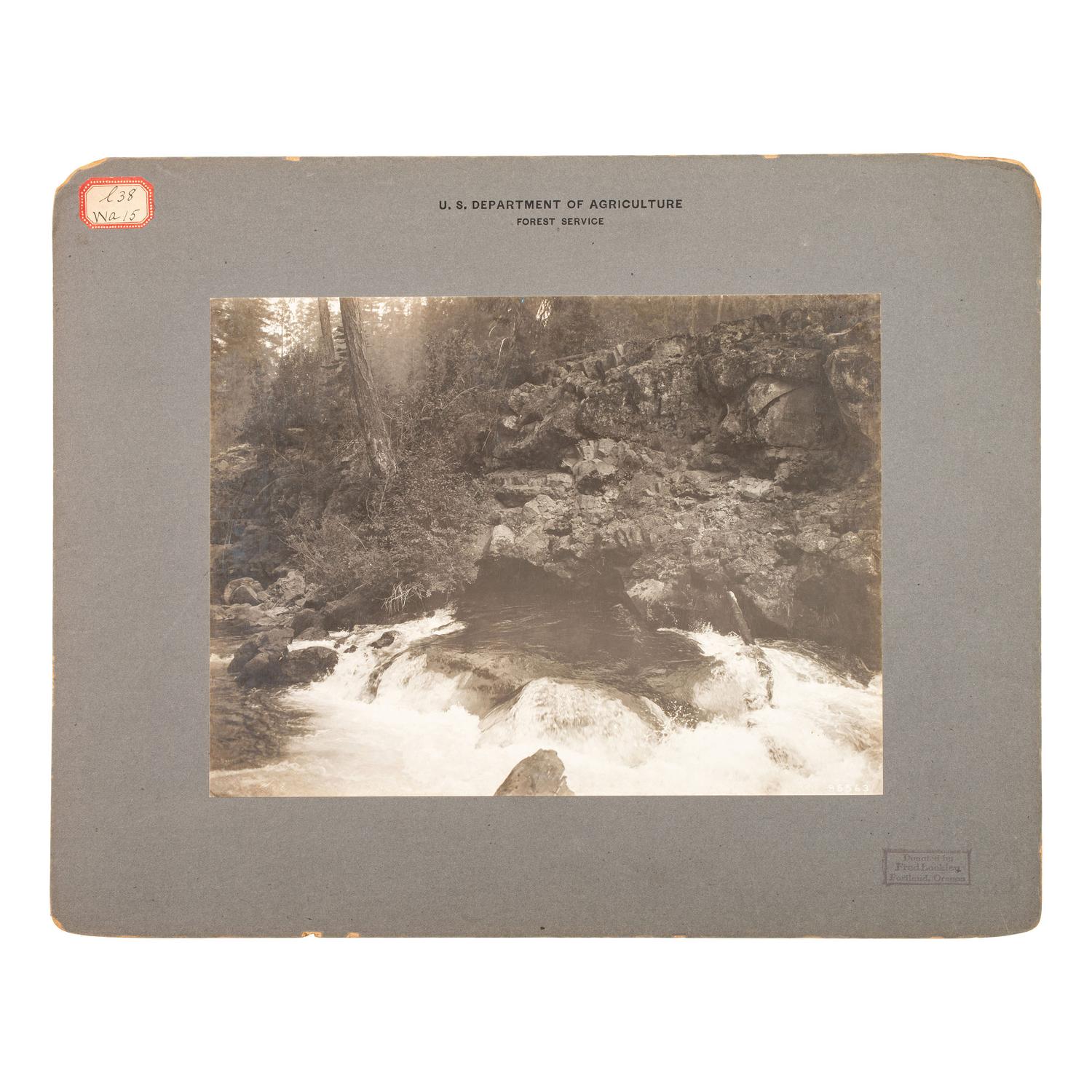[WESTERN AMERICANA - EARLY PHOTOGRAPHY]. A group of albumen and silver gelatin photographs of the Pacific Northwest and other Western areas, including: