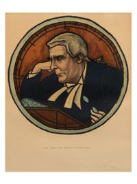 A Set of Ten Lithograph Caricatures of British Lawyers and Politicians by Edmond Xavier Kapp (British, 1890-1978) for The Law Journal