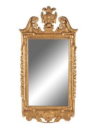 A George II Style Giltwood Mirror