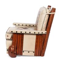 Original Club Chair and custom-made ottoman