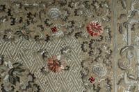 A Large Chinese Embroidered Silk Panel