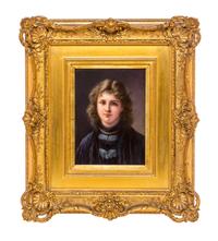 A Berlin (K.P.M.) Porcelain Plaque 7 x 5 1/2 inches. — 19TH CENTURY