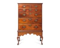 A Queen Anne Walnut Chest-on-Frame, Southeastern Pennsylvania, Circa 1760