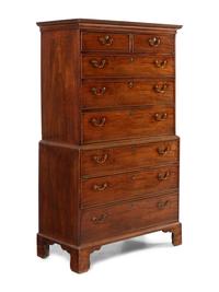 A George III Mahogany Chest-on-Chest