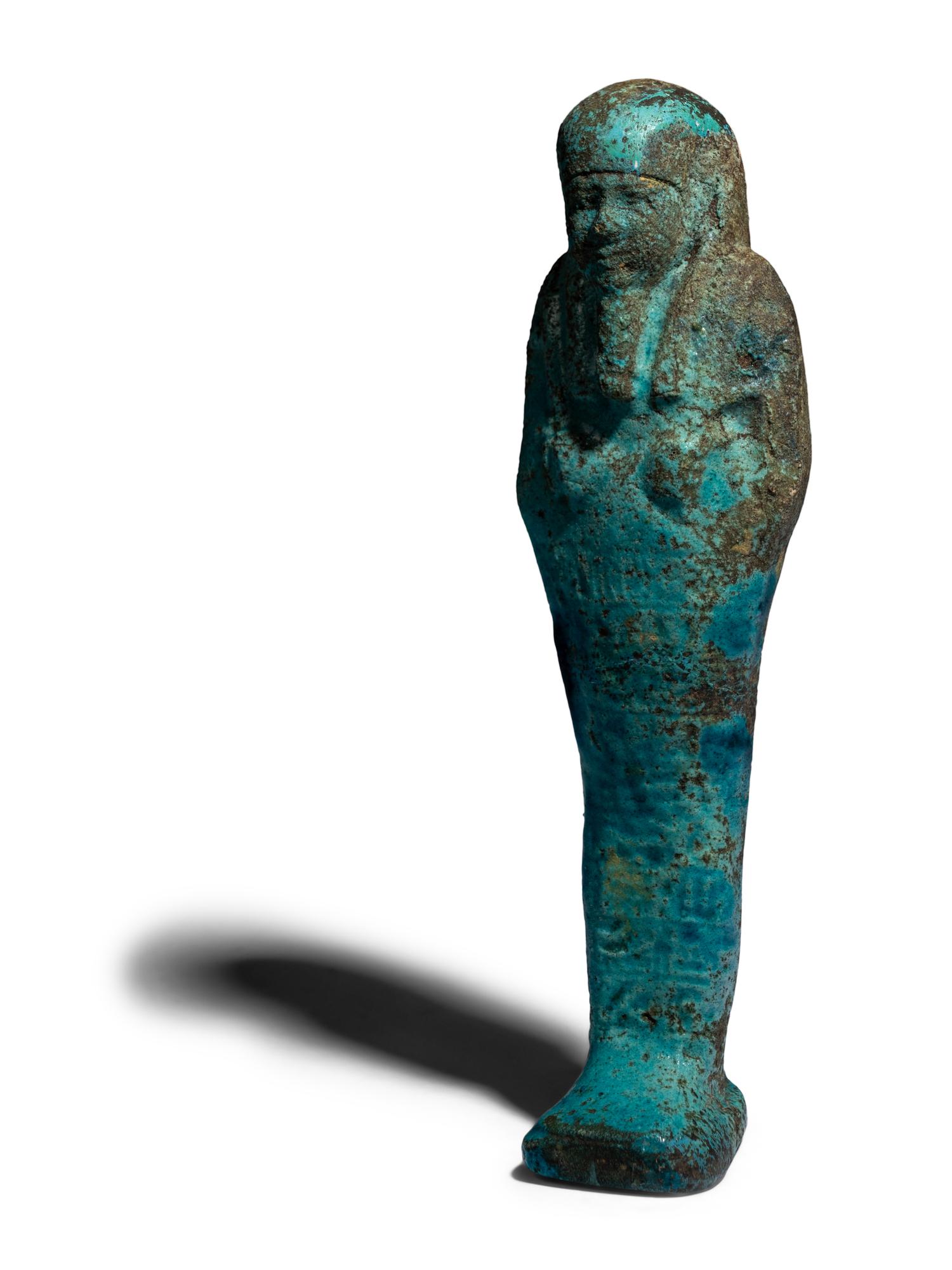 An Egyptian Faience Ushabti