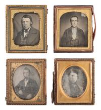 [EARLY PHOTOGRAPHY]. 23 sixth plate daguerreotypes of bearded gentlemen.