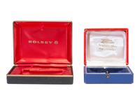 [CAMERAS]. 2 miniature cameras with original boxes, incl. Tessina and Bolsey 8.