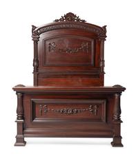 An American Classical Mahogany Bedroom Suite