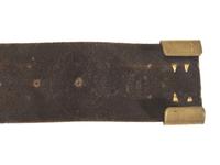 [CIVIL WAR - LATE INDIAN WARS]. 5 items, incl. pattern 1864 leather belt and kepis.