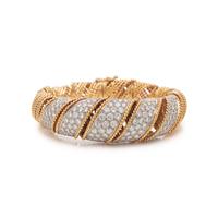 YELLOW GOLD AND DIAMOND BRACELET
