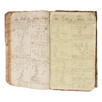 [AMERICANA]. A group of several account books and apprentice books from identified users. [Ca mid-19th century].