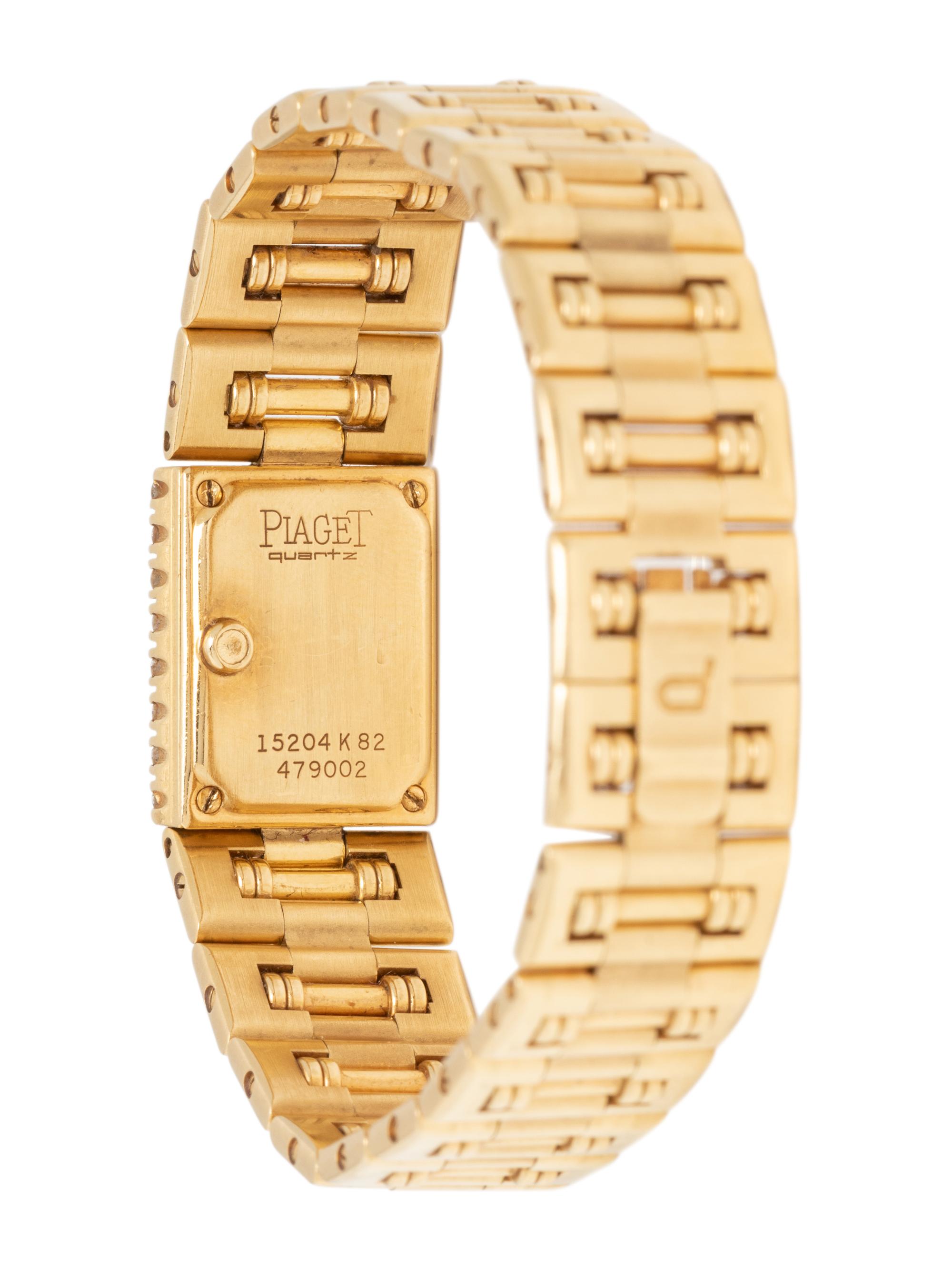 PIAGET, 18K YELLOW GOLD AND DIAMOND WRISTWATCH