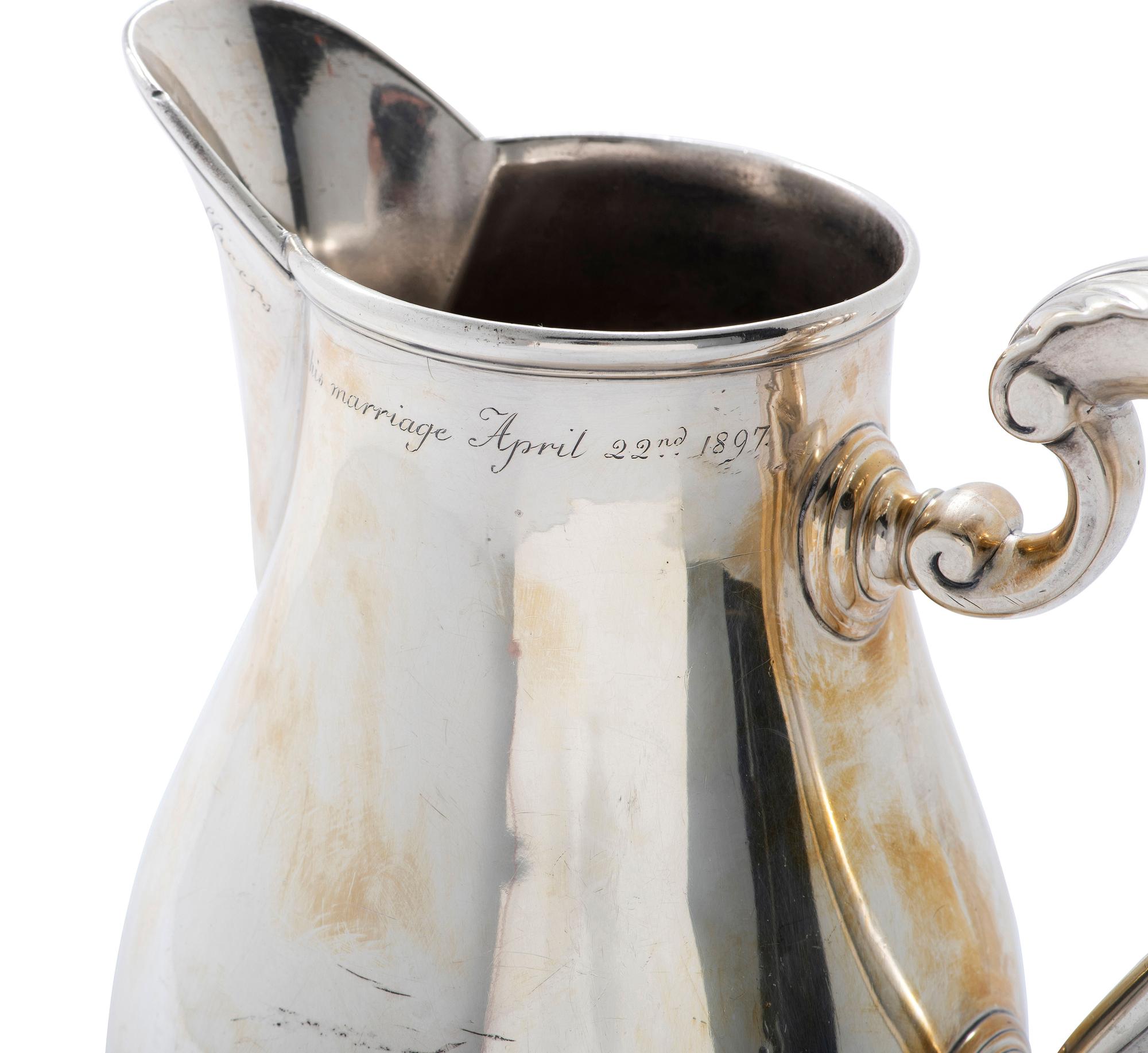 A George II Silver Presentation Pitcher