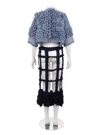 Comme des Garçons Gingham Jacket and Ruffled Skirt, Spring 2008