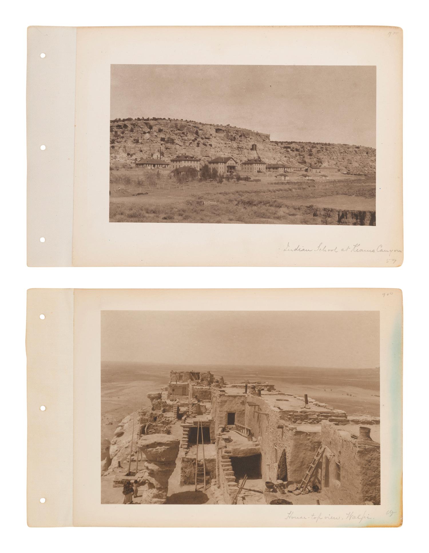 [WESTERN AMERICANA] -- [NATIVE AMERICANS]. GLEASON, Herbert Wendell (1855-1937), photographer. A collection of approx. 37 images of Canyon de Chelly and Navajo subjects.