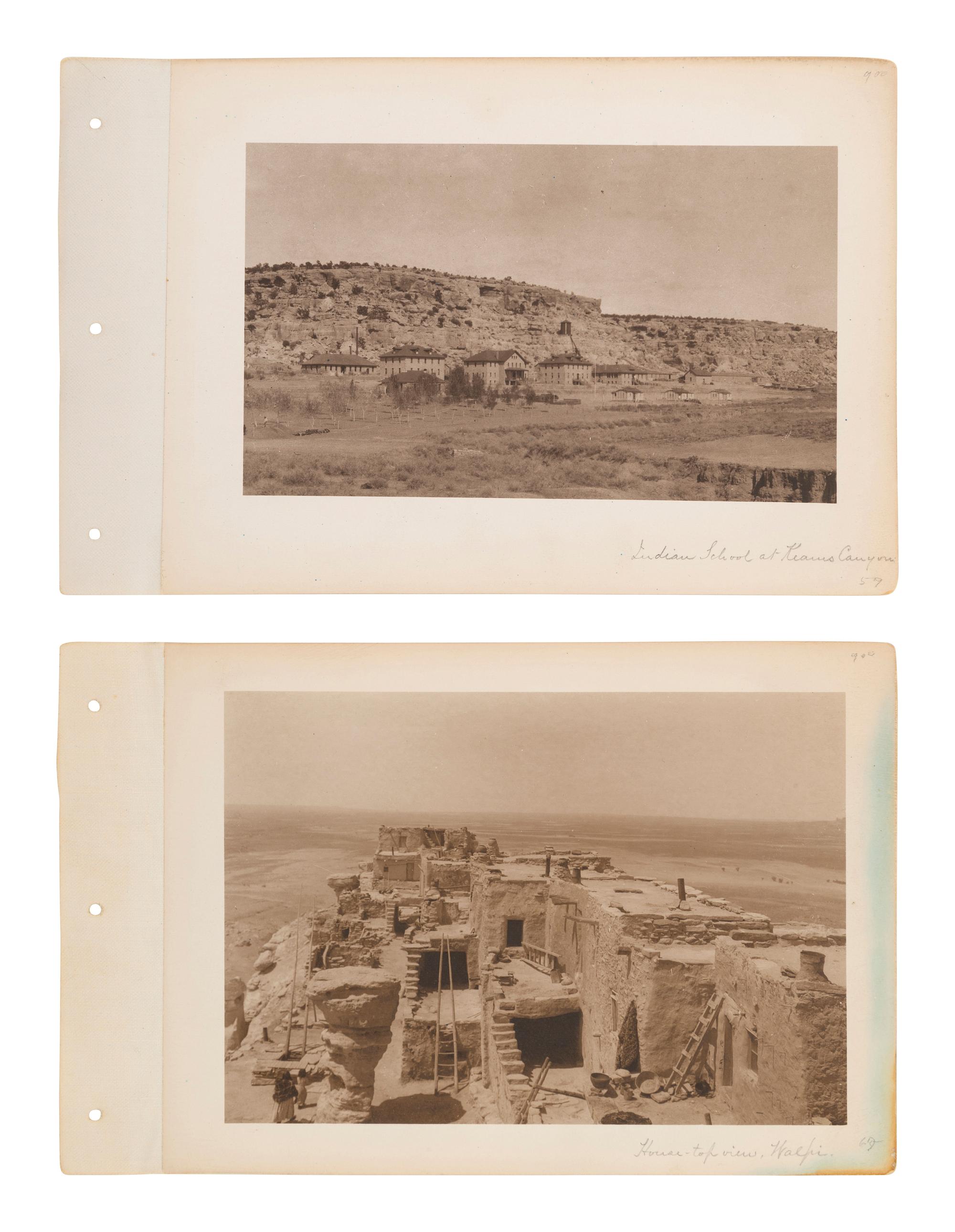 [WESTERN AMERICANA] -- [NATIVE AMERICANS]. GLEASON, Herbert Wendell (1855-1937), photographer. A collection of approx. 37 images of Canyon de Chelly and Navajo subjects.