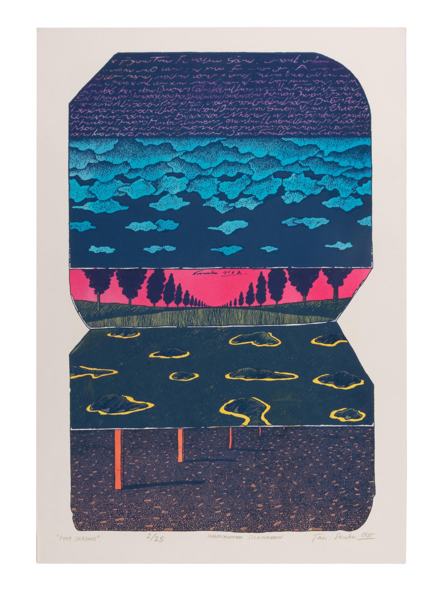 Eight Silk Screens (complete portfolio including cloth case)