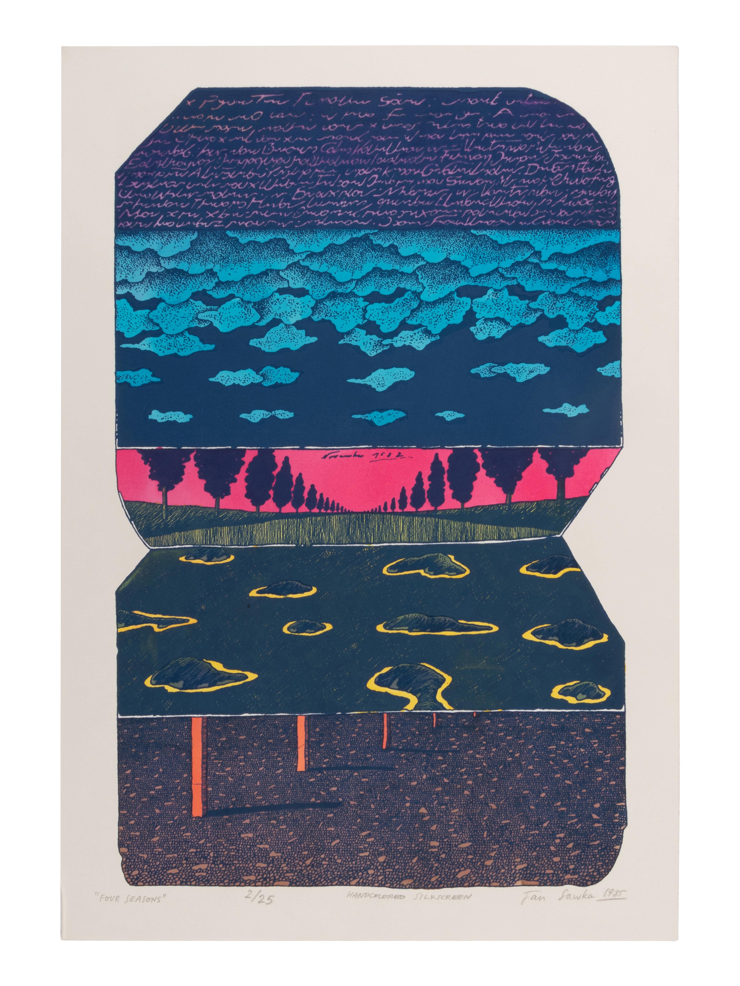 Eight Silk Screens (complete portfolio including cloth case)