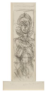 Alberto Giacometti , (Swiss, 1901–1966), Annette facing front (Lust 62)