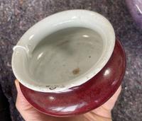 Four small Chinese porcelain coupes and vases Qing dynasty