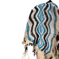 Blackfeet Beaded Hide Dress, Collected by U.S. Special Agent Johnson N. High (1842-1909)