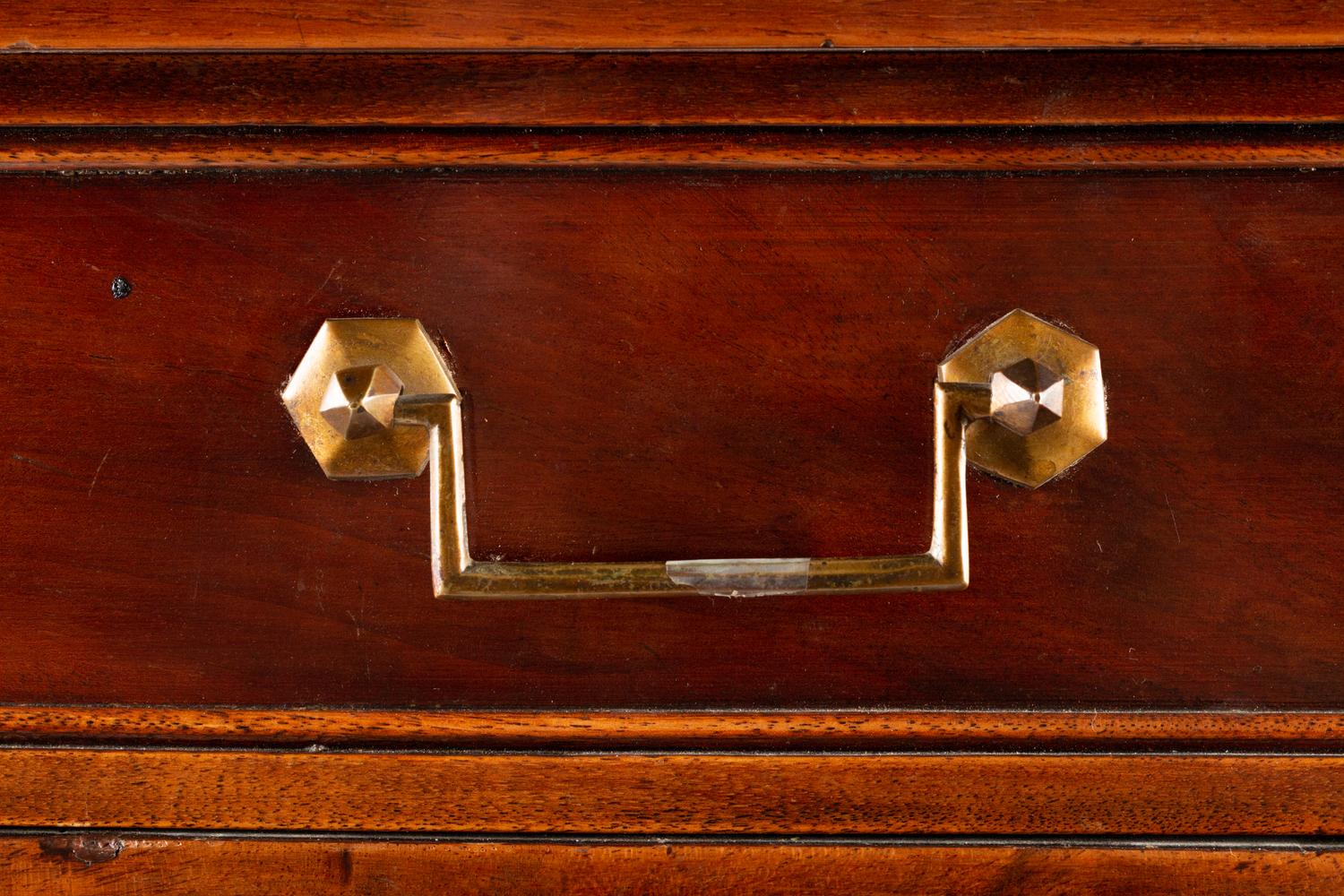 A Directoire Mahogany Marble-Top Secrétaire à Abattant