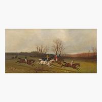 Attributed to William Barraud (British, 1810–1850) Over the Fence