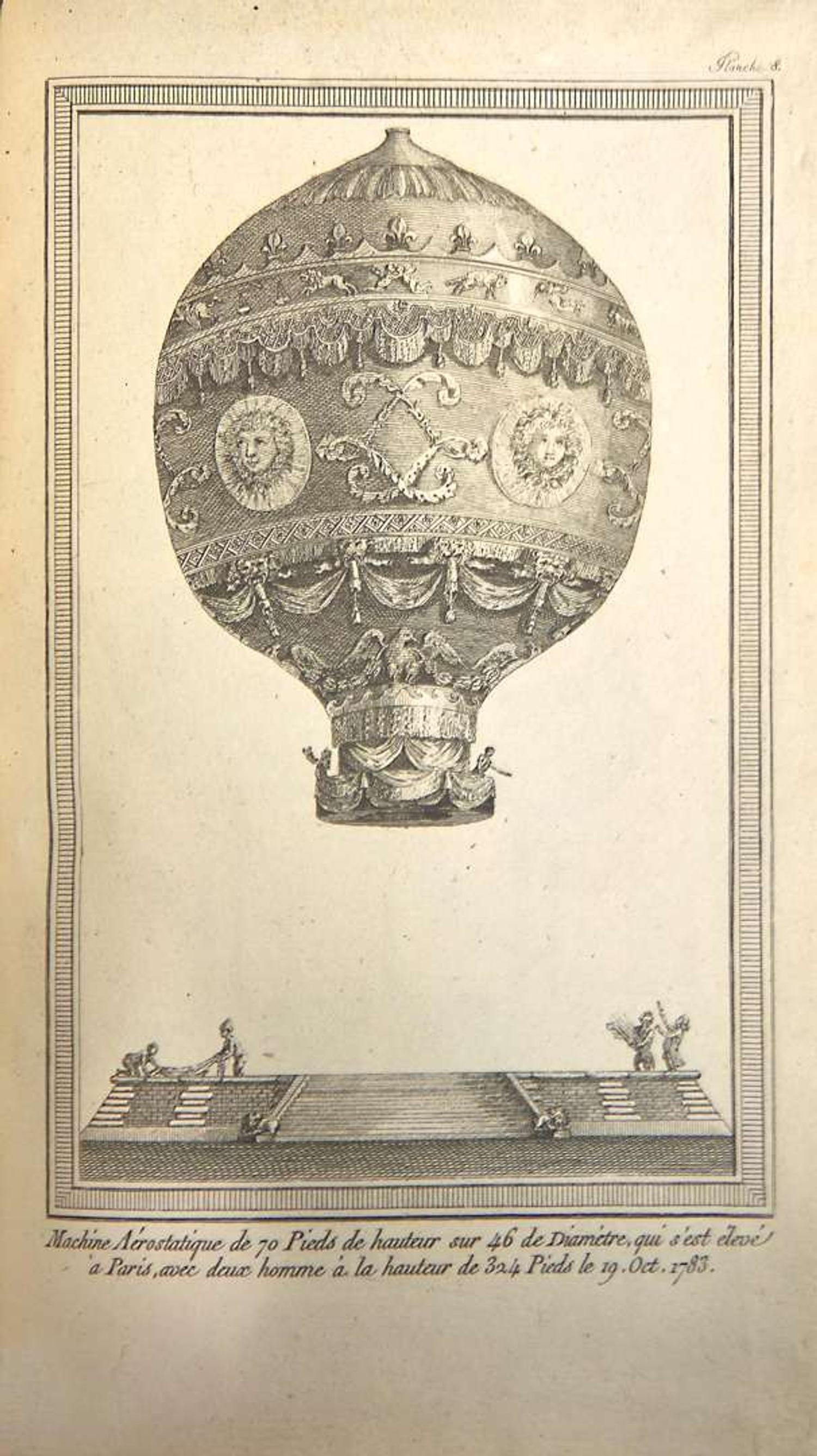 [Aviation] Saint-Fond, Faujas de: Description des Experiences de la Machine Aerostatique de MM. de Montgolfier...