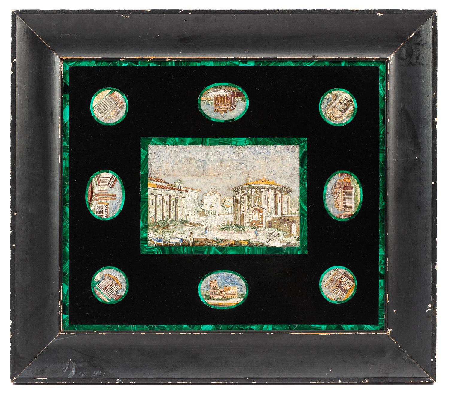 An Italian Micromosaic Plaque
