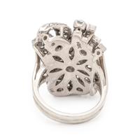Diamond and White Gold Ring