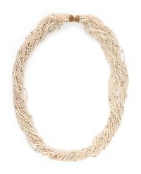 YELLOW GOLD, KESHI PEARL, AND DIAMOND NECKLACE