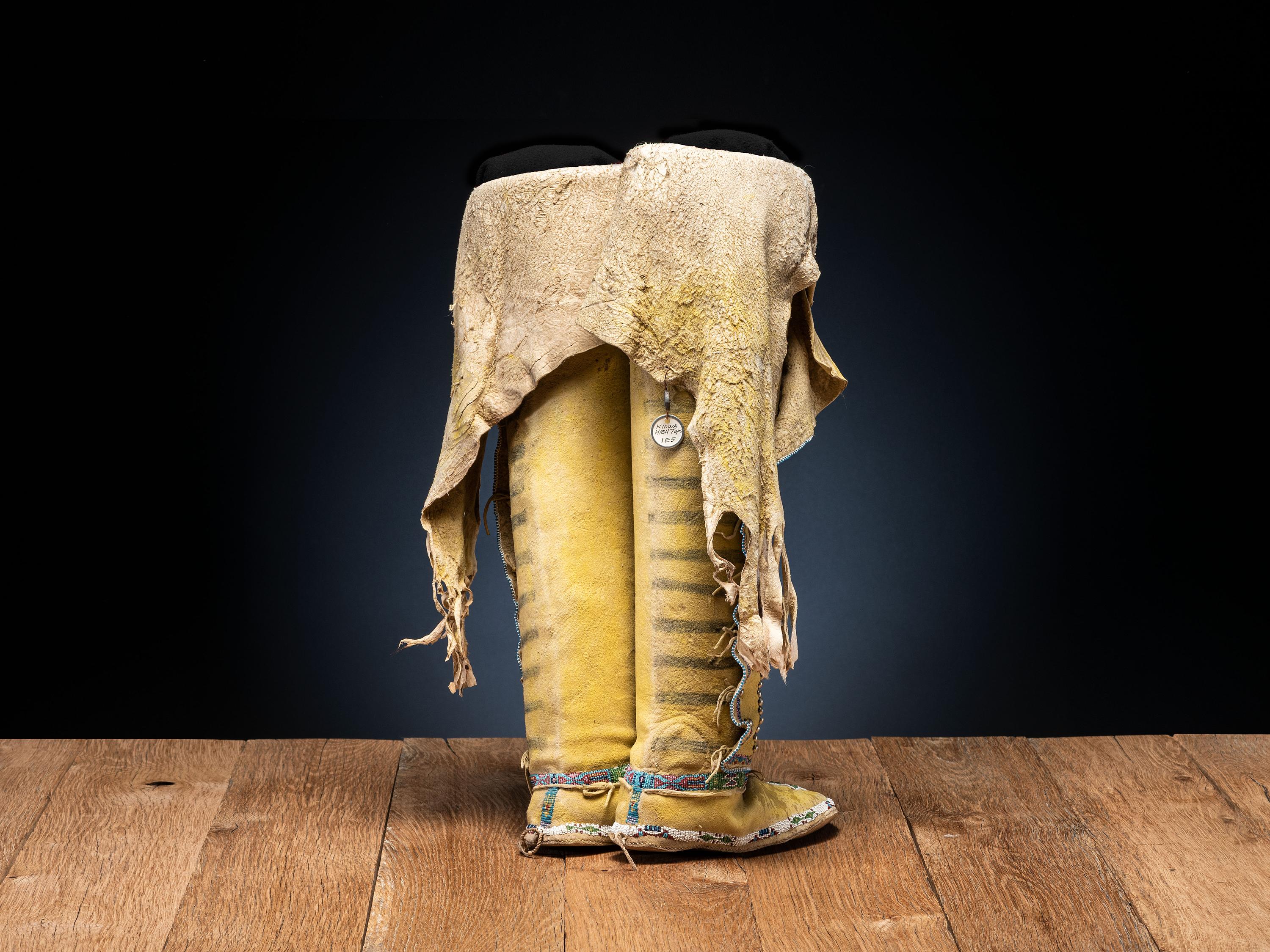 Kiowa Beaded Boot Moccasins
