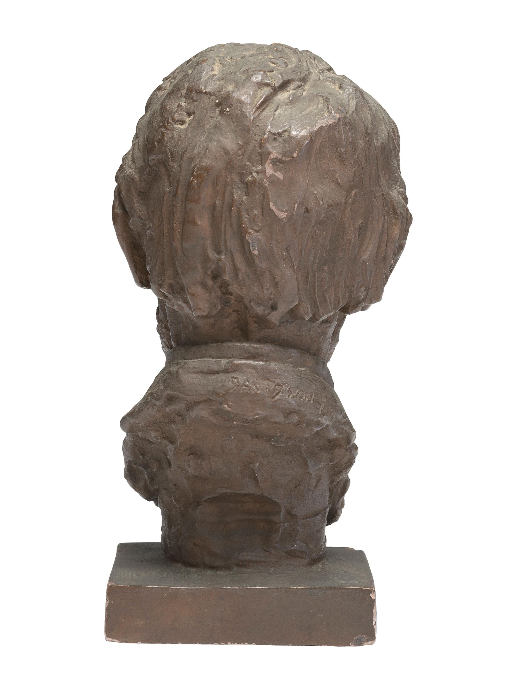 [LINCOLNIANA]. DAVIDSON, Jo (1883-1952), artist. Plaster bust of Abraham Lincoln.