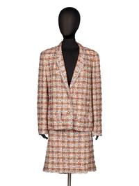 Chanel, Multicolor Lesage Tweed Embroidery Skirt Suit