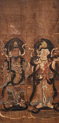 A Set of Six Japanese 'Buddhist' Paintings